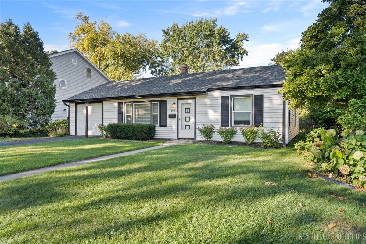 802 Cherry Street Wheaton, IL 60187 - Photo 2 of 3 a front view of a house with a garden