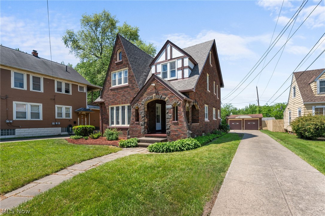 4548 Turney Road Cleveland, OH 44105 - Photo 2 of 35 Tudor home featuring a front lawn