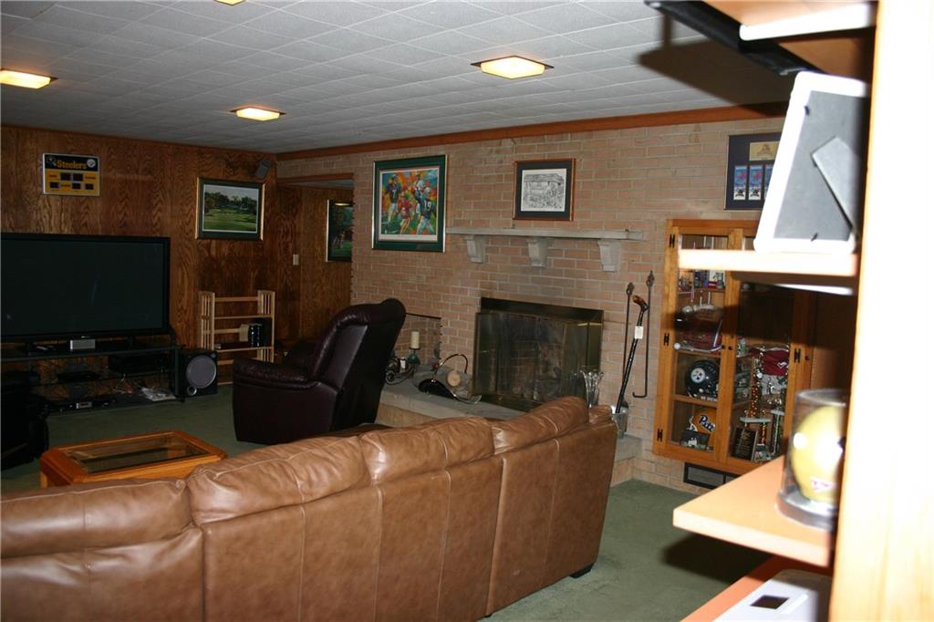 125 Dalecrest Road Penn Hills, PA 15147 - Photo 14 of 24 Brick & Stone gas log fireplace Built in Storage
