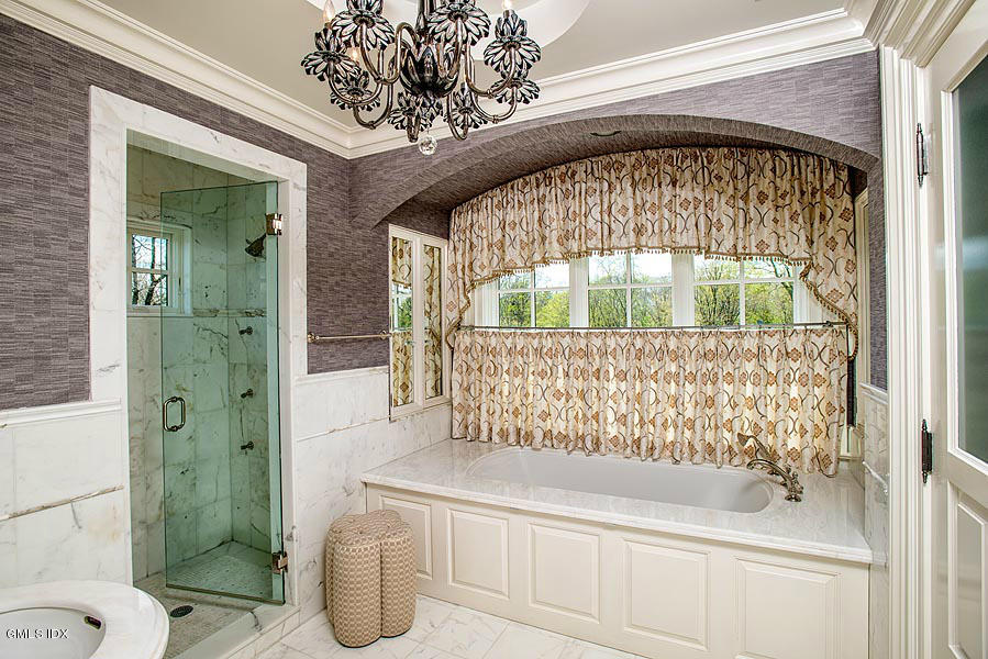 3 Jada Lane Greenwich, CT 06830 - Photo 11 of 26 a bathroom with a toilet and a shower