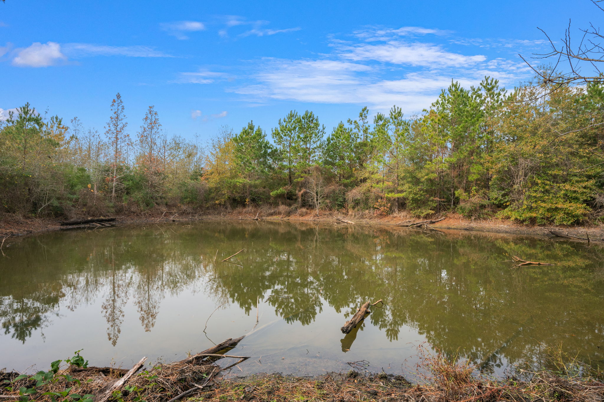 0 Dickey Loop Bedias, TX 77831 - Photo 12 of 40 a view of a lake with a mountain in the background