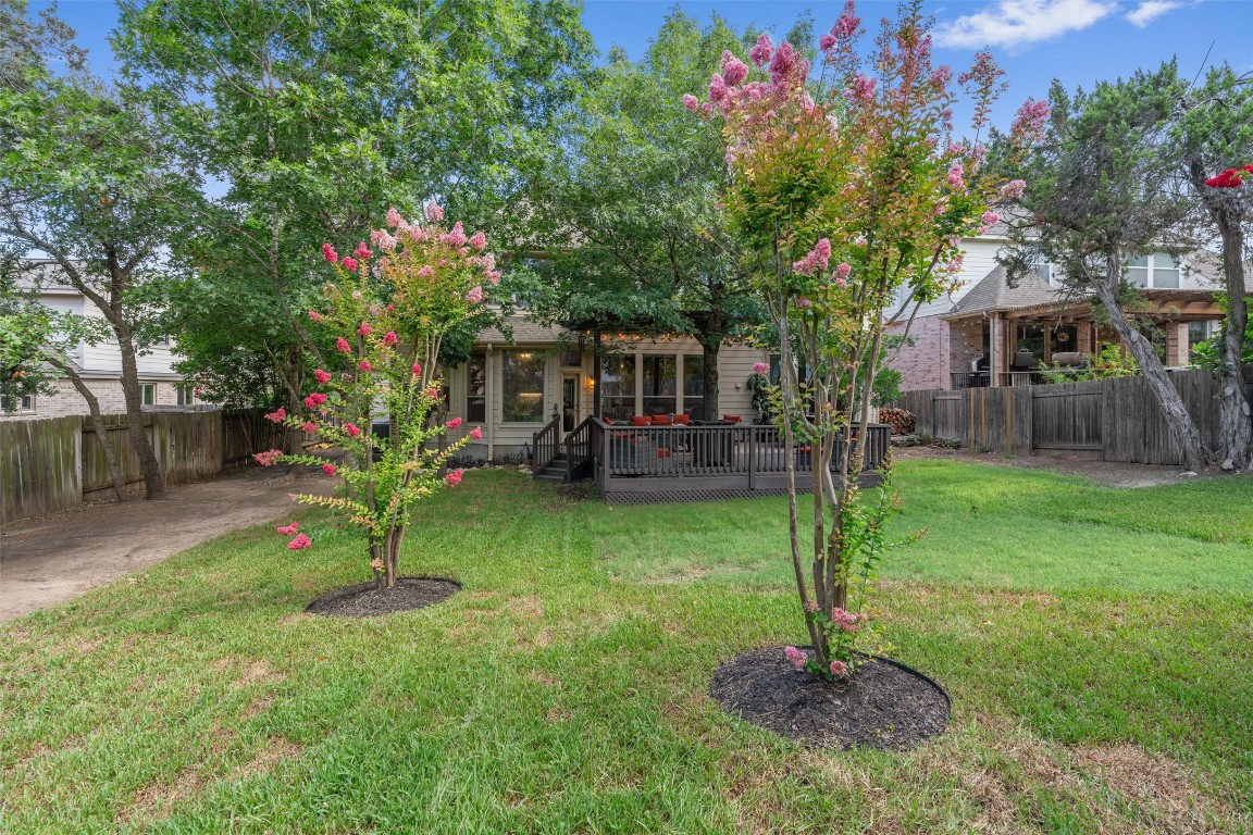 7505 Roaring Springs Drive Austin, TX 78736 - Photo 34 of 40 Very Large, Fully Fenced Yard