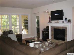 226 State Rd S-29-804 Fort Mill, SC 29707 - Photo 4 of 16 a living room with furniture a flat screen tv and a fireplace