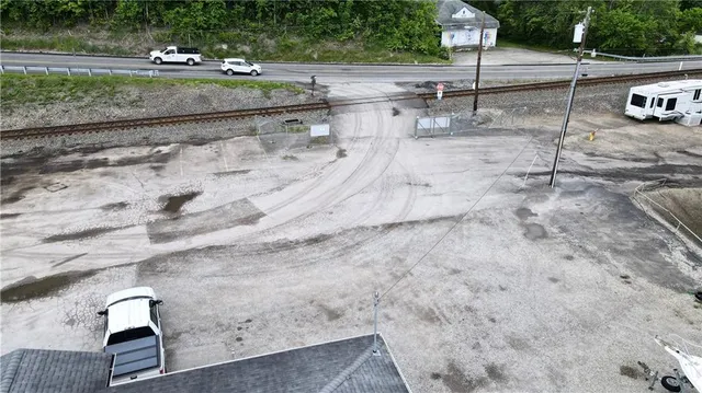 a view of outdoor space with seating area