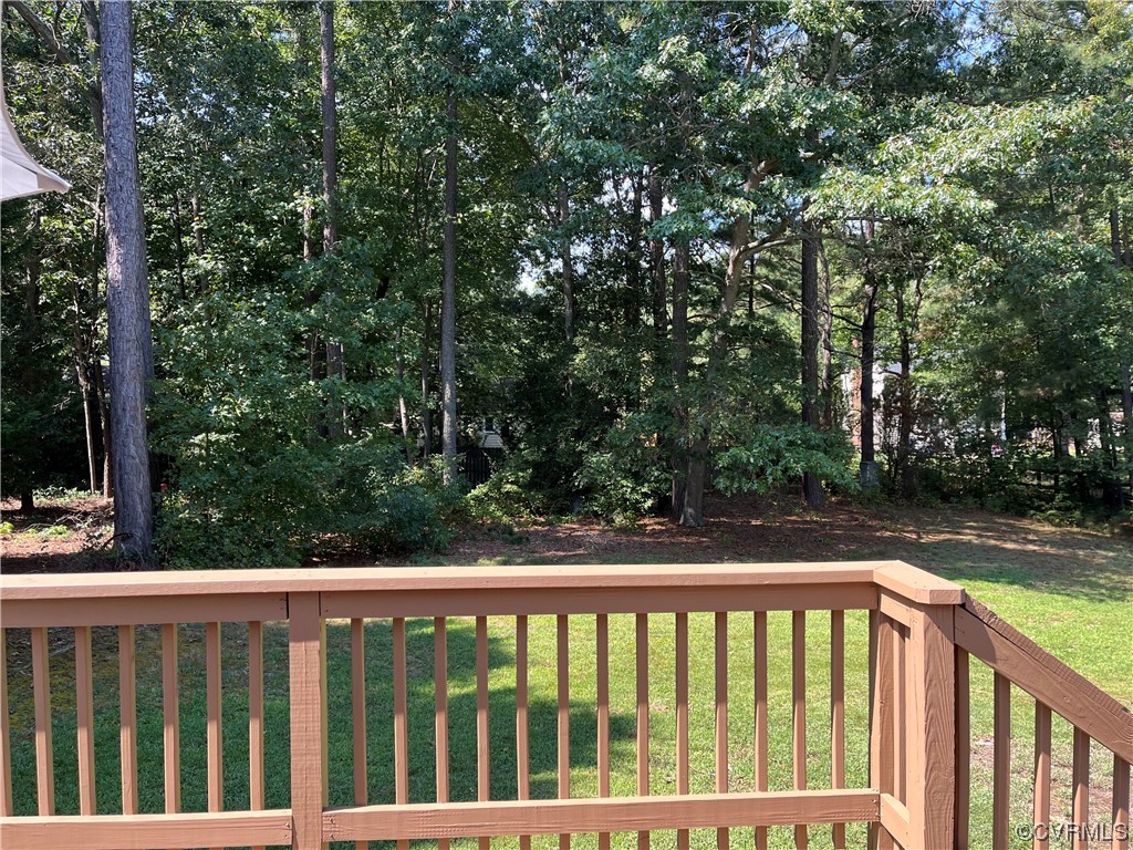 5036 Rollingway Road Chesterfield, VA 23832 - Photo 9 of 42 a view of a balcony with wooden floor