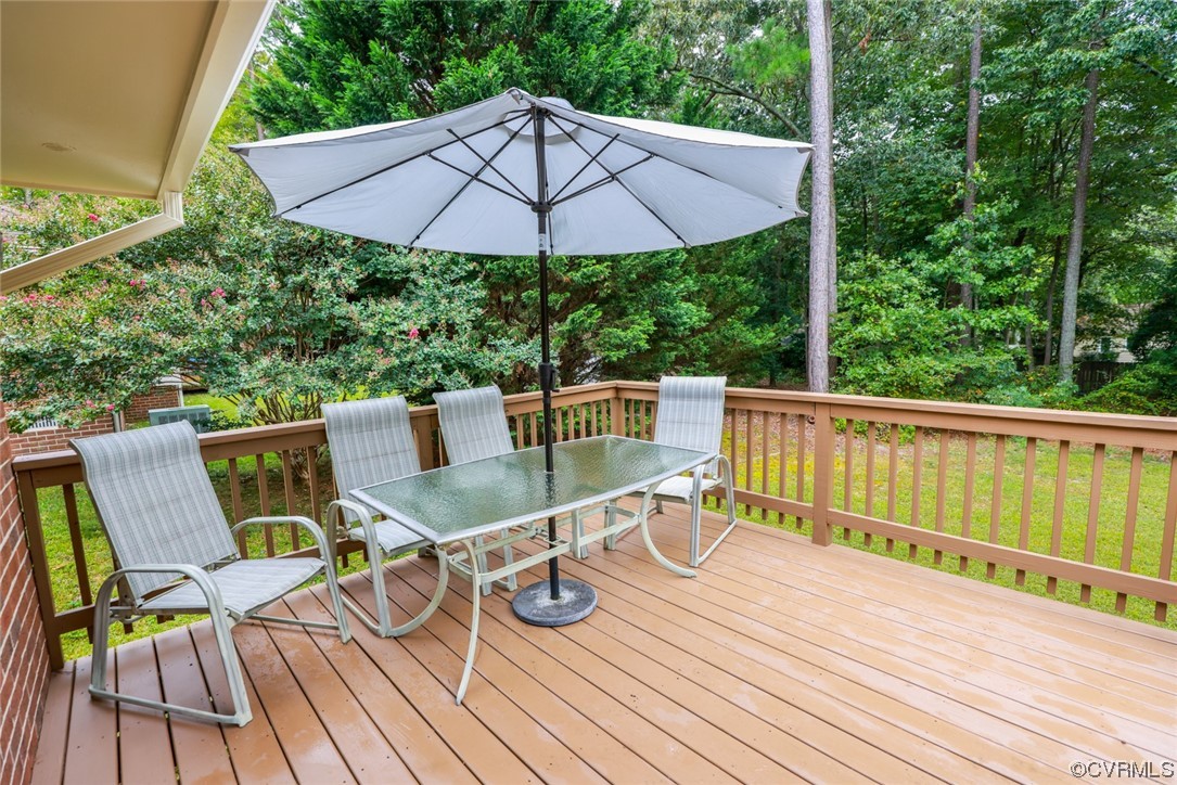 5036 Rollingway Road Chesterfield, VA 23832 - Photo 10 of 42 a deck view with a seating space