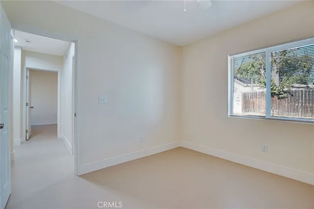 a view of balcony and yard