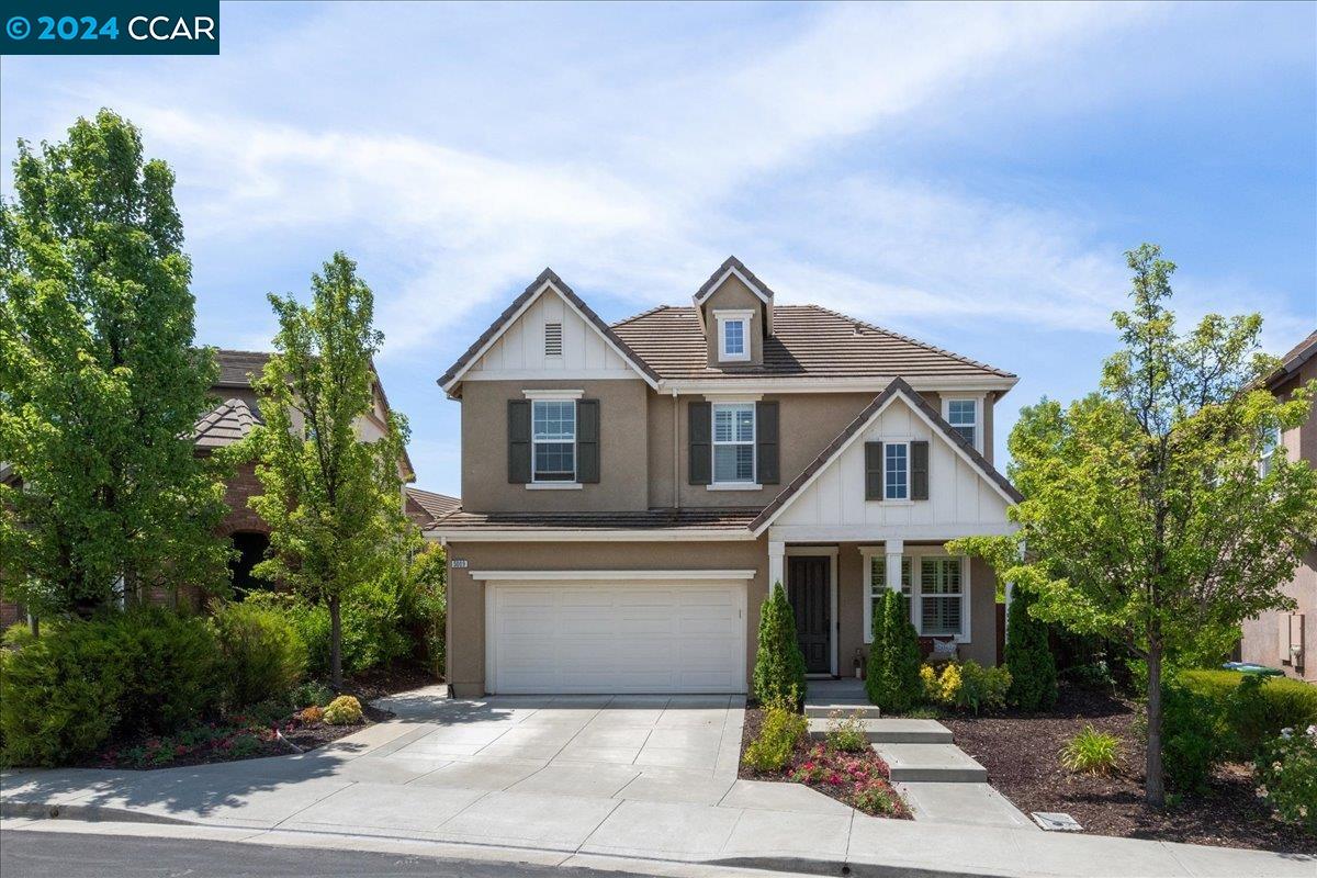 5009 Queensbury Way San Ramon, CA 94582 - Photo 1 of 1 a front view of a house with a garden