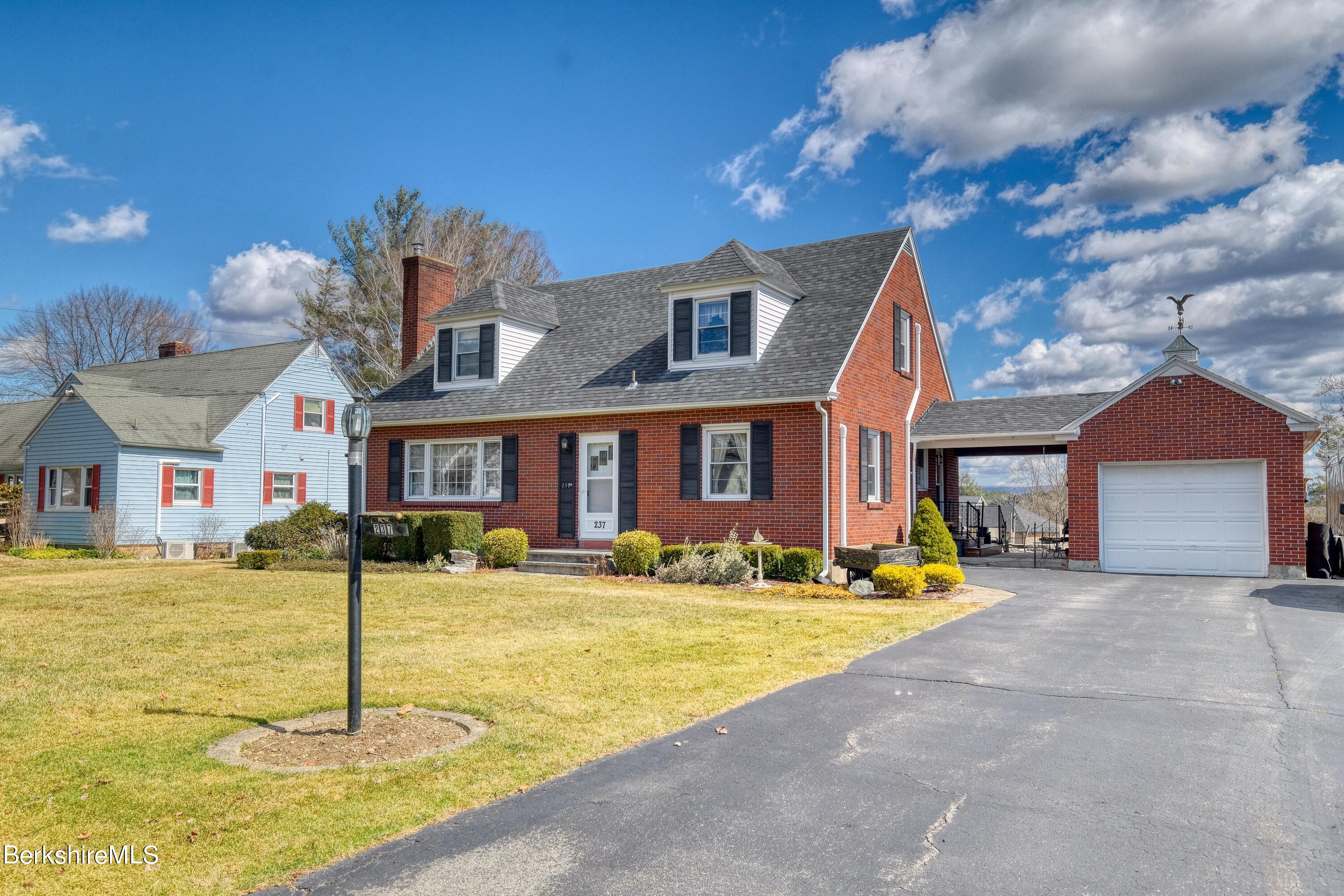 237 Eleanor Road Pittsfield, MA 01201 - Photo 1 of 30 a front view of house with yard and entertaining space