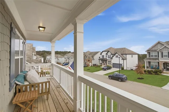 a view of livingroom with hardwood floor and workspace