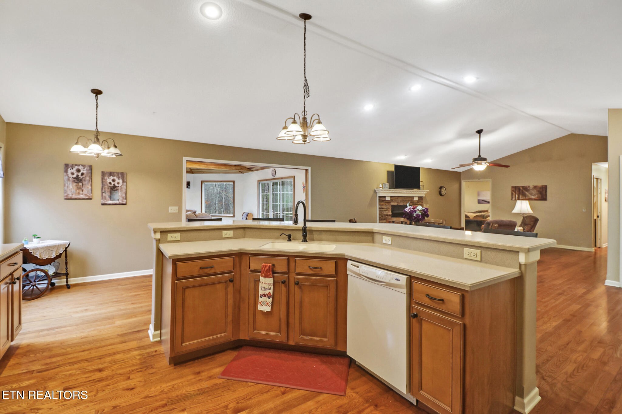 224 Victoria Circle Jamestown, TN 38556 - Photo 31 of 52 a kitchen with a sink counter top space and appliances