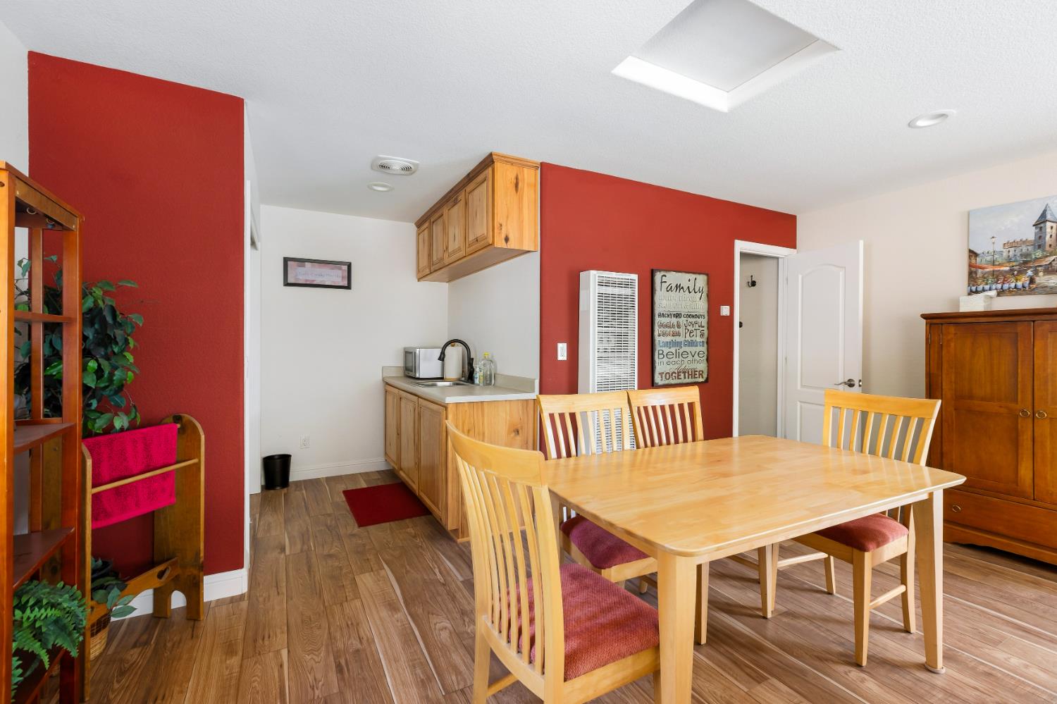 14990 Willow Glen Road Rackerby, CA 95972 - Photo 21 of 81 a view of a dining room with furniture and wooden floor
