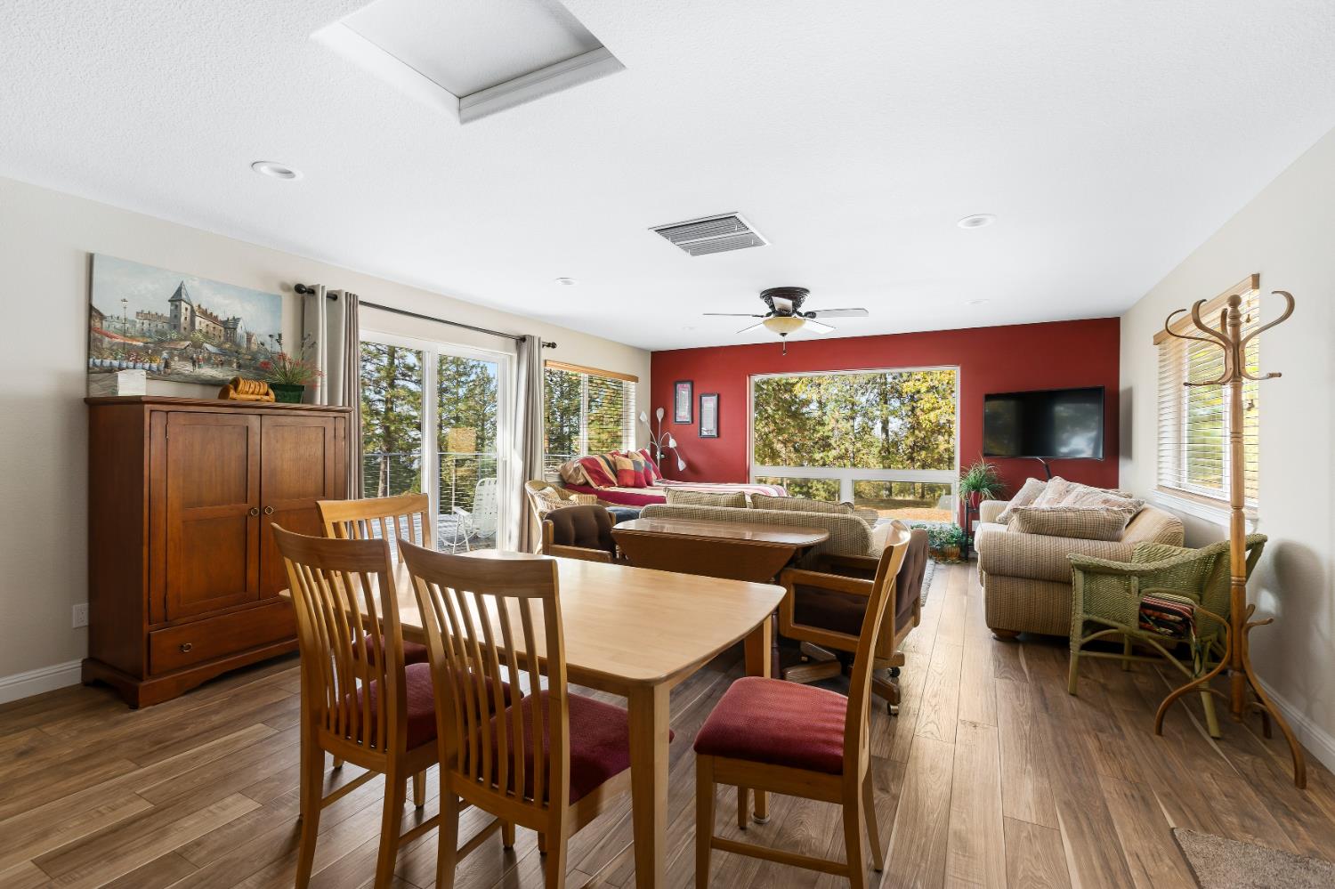 14990 Willow Glen Road Rackerby, CA 95972 - Photo 22 of 81 a view of a dining room with furniture window and outside view
