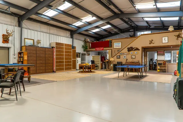 a view of swimming pool from a lake