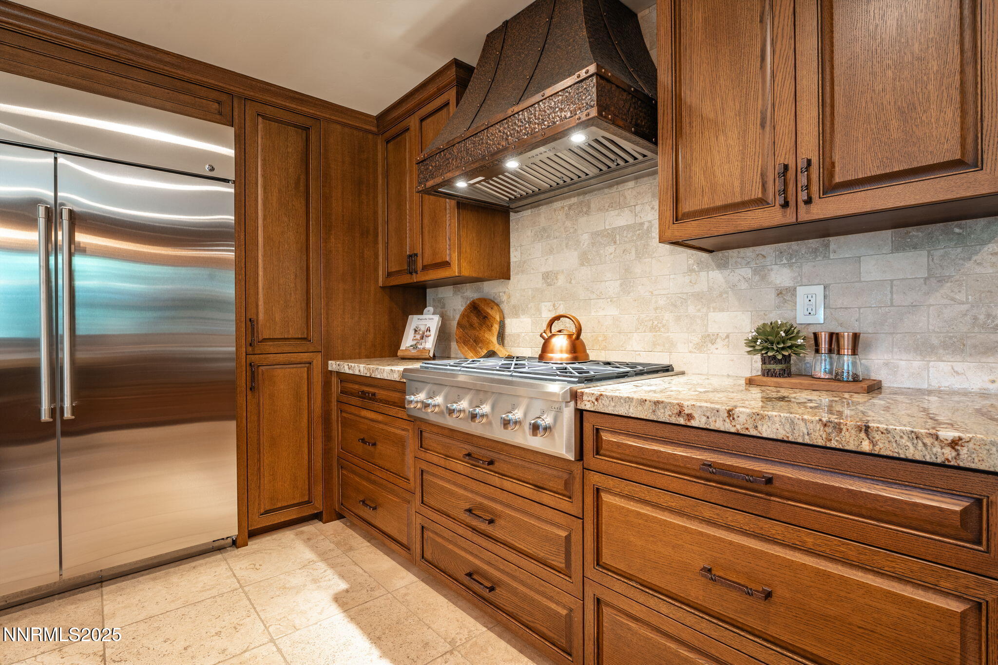 5 Kelly Circle Glenbrook, NV 89413 - Photo 12 of 38 a kitchen with granite countertop stainless steel appliances a sink and cabinets