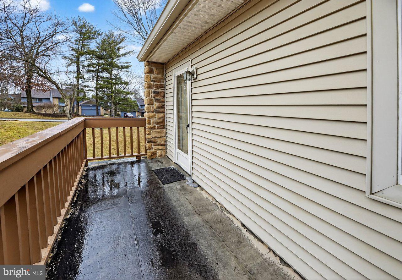 423 Cannon Court, Unit 423 Chesterbrook, PA 19087 - Photo 17 of 26 a view of entryway with wooden floor and fence