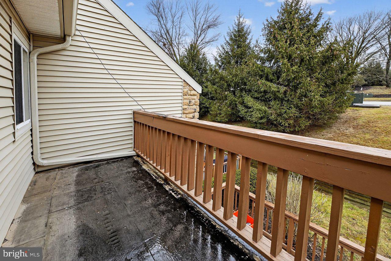 423 Cannon Court, Unit 423 Chesterbrook, PA 19087 - Photo 18 of 26 a view of a balcony with trees