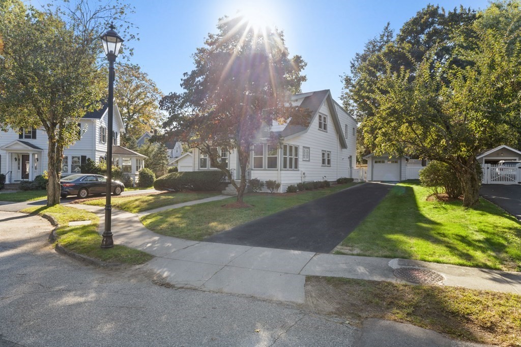 3 Dexter Road Wellesley, MA 02482 - Photo 3 of 40 a view of a street in front of a house