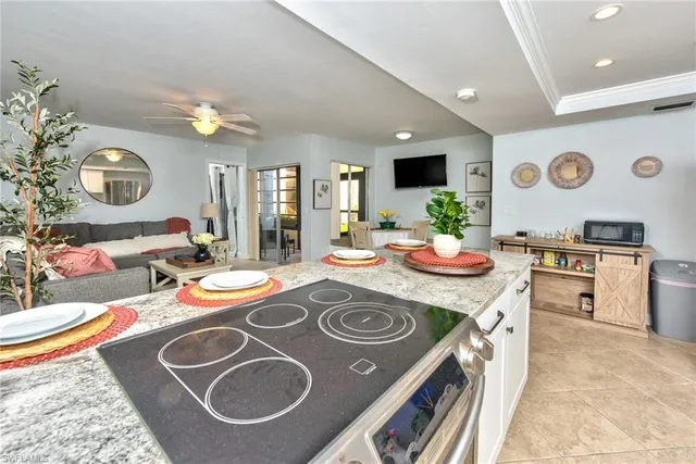 a table and chairs in a kitchen