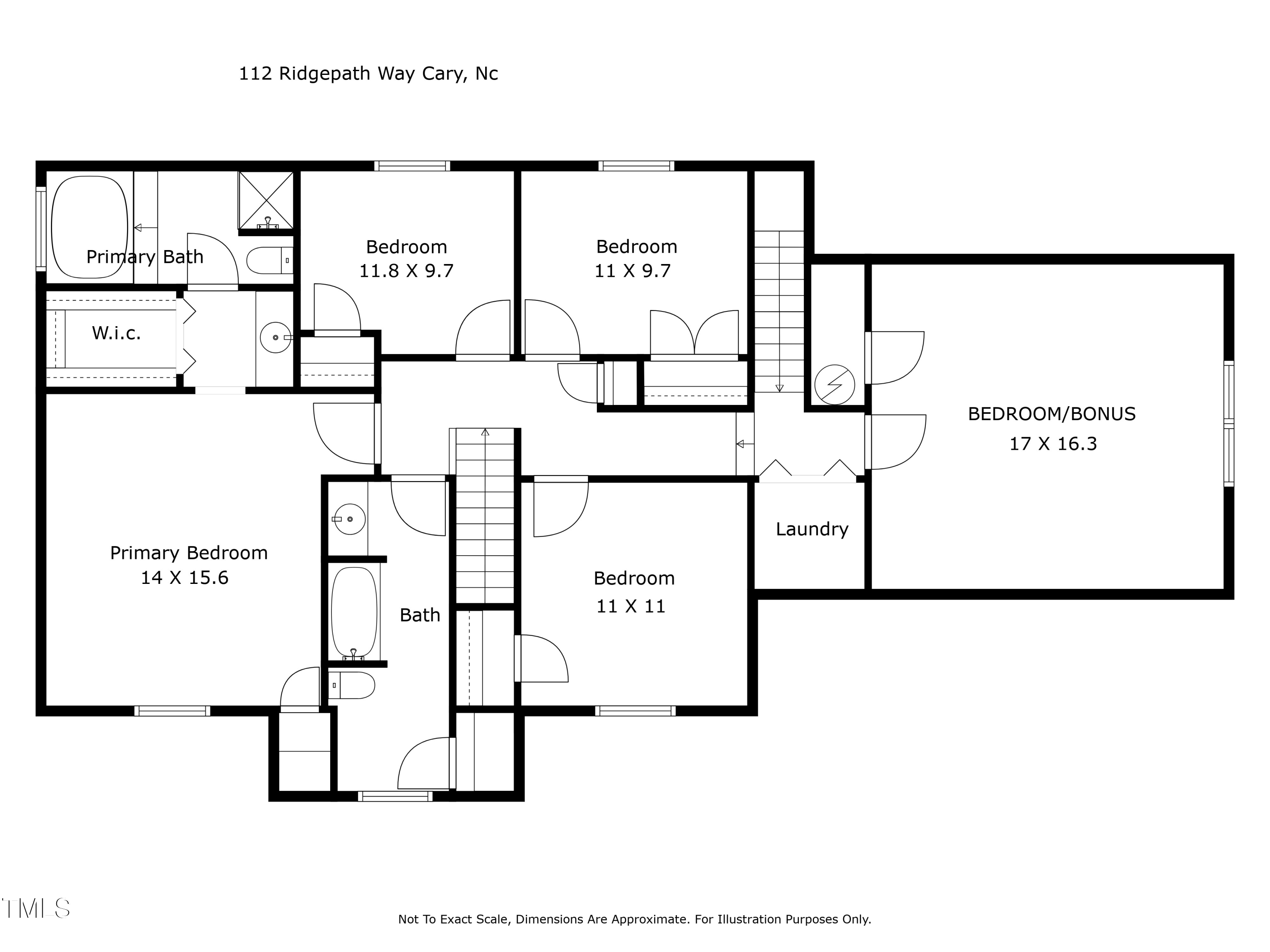 112 Ridgepath Way Cary, NC 27511 - Photo 37 of 38 a picture of a floor plan