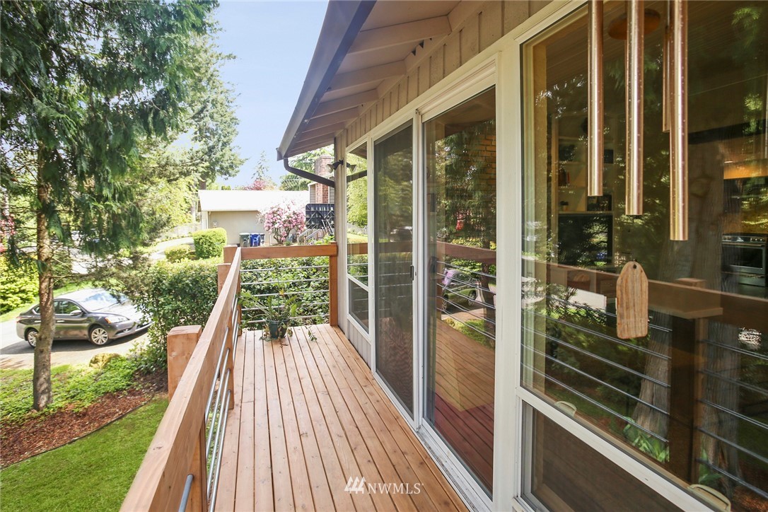 218 221st Street Southwest Bothell, WA 98021 - Photo 25 of 40 a view of balcony with wooden floor