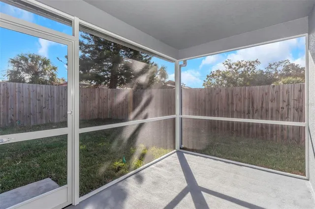 a view of outdoor space with tub