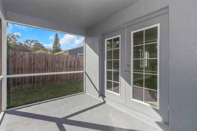 a view of outdoor space with a garden