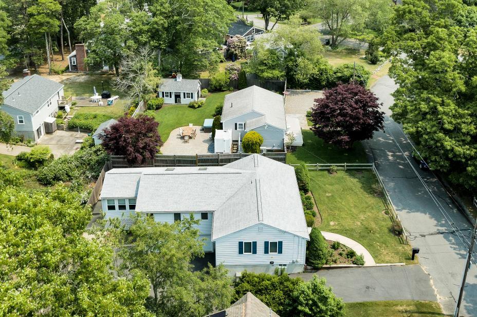 9 Uncle Henrys Road Mashpee, MA 02649 - Photo 14 of 41 an aerial view of a house