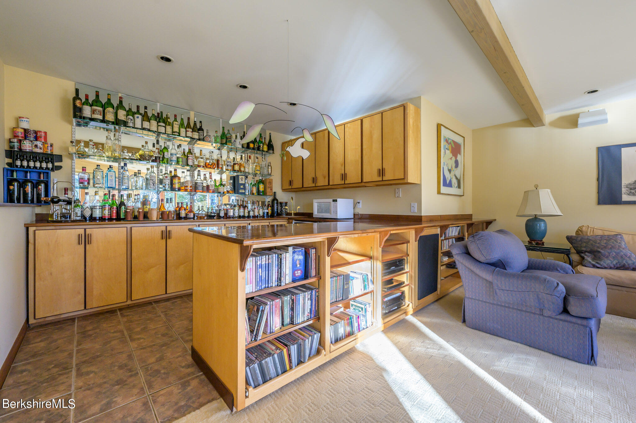 140 Main Road Monterey, MA 01230 - Photo 26 of 48 a open kitchen with stainless steel appliances granite countertop a refrigerator and a stove top oven