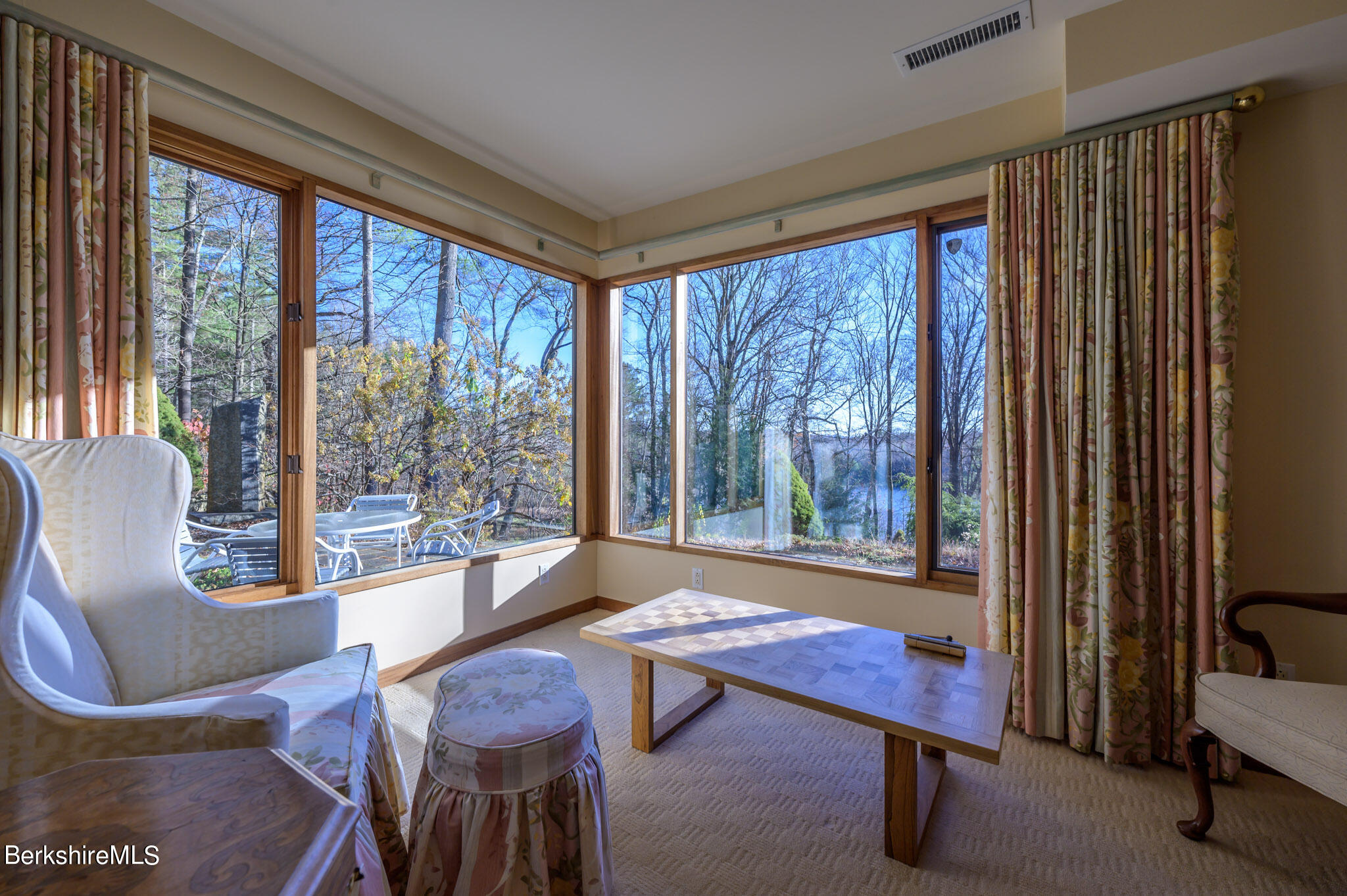 140 Main Road Monterey, MA 01230 - Photo 32 of 48 a view of a livingroom with furniture and a window
