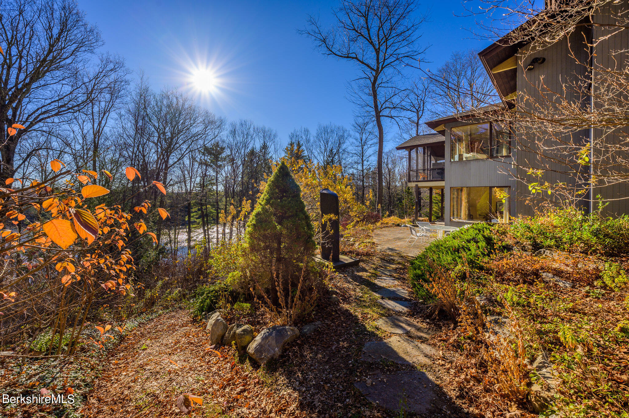 140 Main Road Monterey, MA 01230 - Photo 40 of 48 a view of a pathway of a house