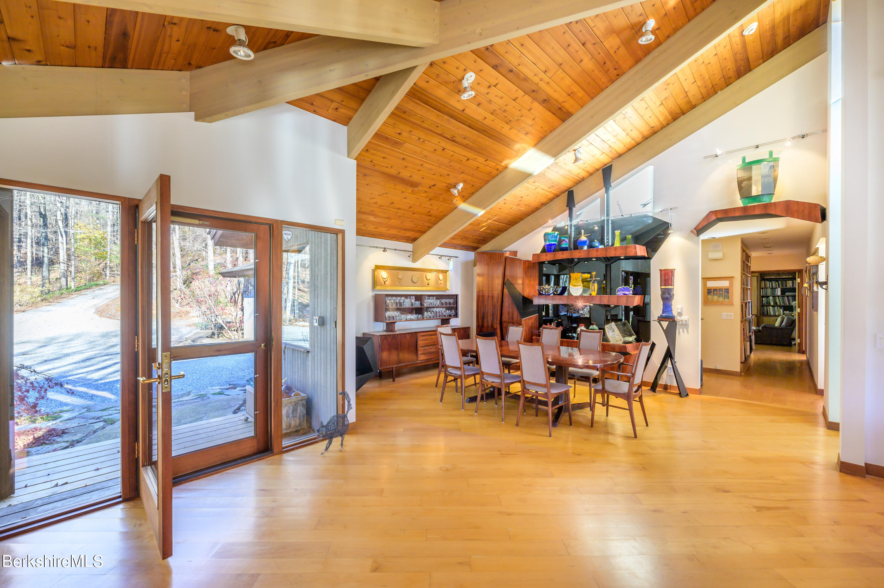 140 Main Road Monterey, MA 01230 - Photo 8 of 48 a view of a big room with entryway dining room and hall