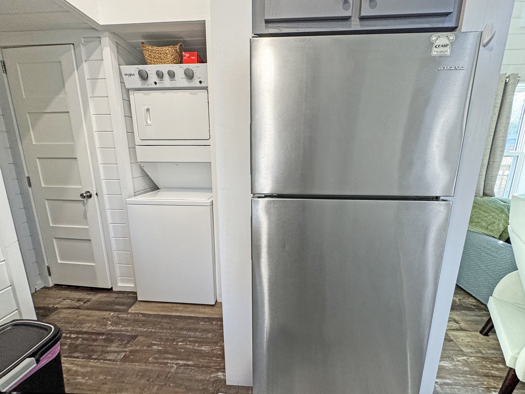 103 Thomas Road Dover, TN 37058 - Photo 10 of 16 a white refrigerator freezer and a stove sitting inside of a kitchen