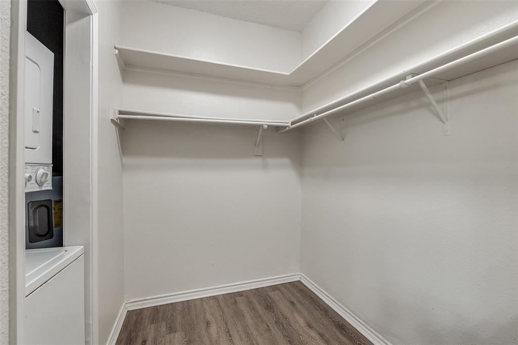 6003 Oram Street, Unit 107 Dallas, TX 75206 - Photo 17 of 23 a view of walk in closet with empty racks