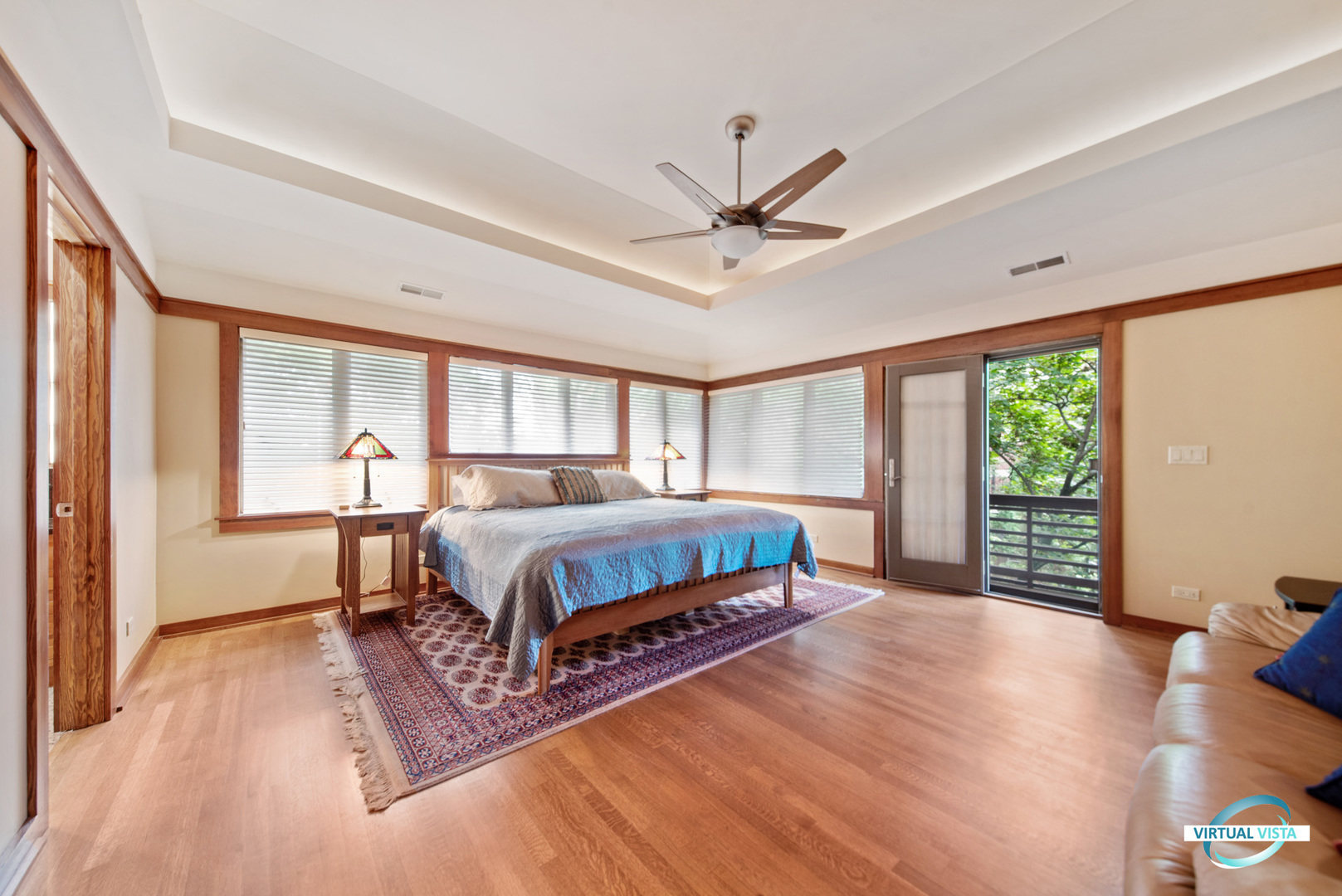 37 Longcommon Road Riverside, IL 60546 - Photo 23 of 34 a bedroom with a large bed and a large window