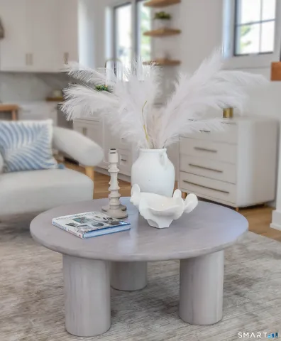 a close view of dining table