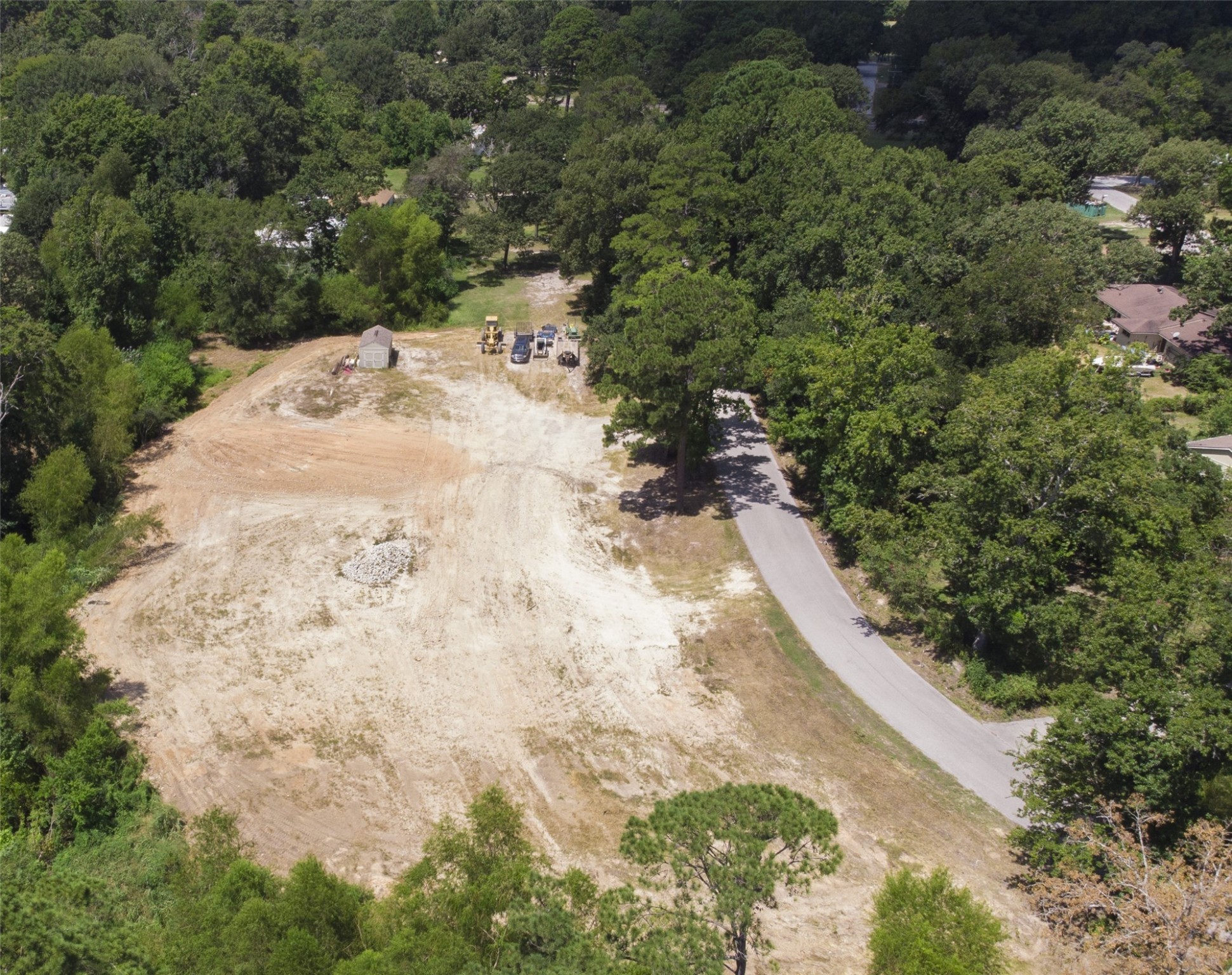 110 Allen Road Huntsville, TX 77320 - Photo 18 of 20 a view of a yard with trees