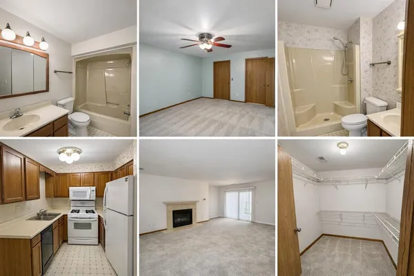 a view of living room kitchen and entryway