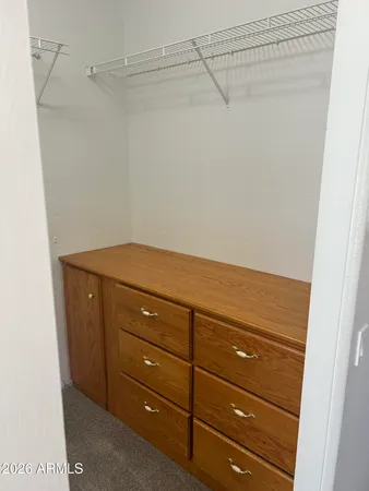 a view of a dresser