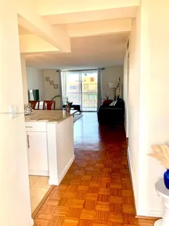 a living room with a couch and a table