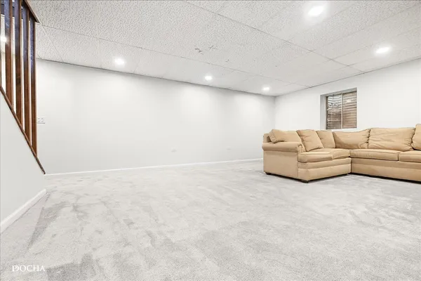 a room with furniture