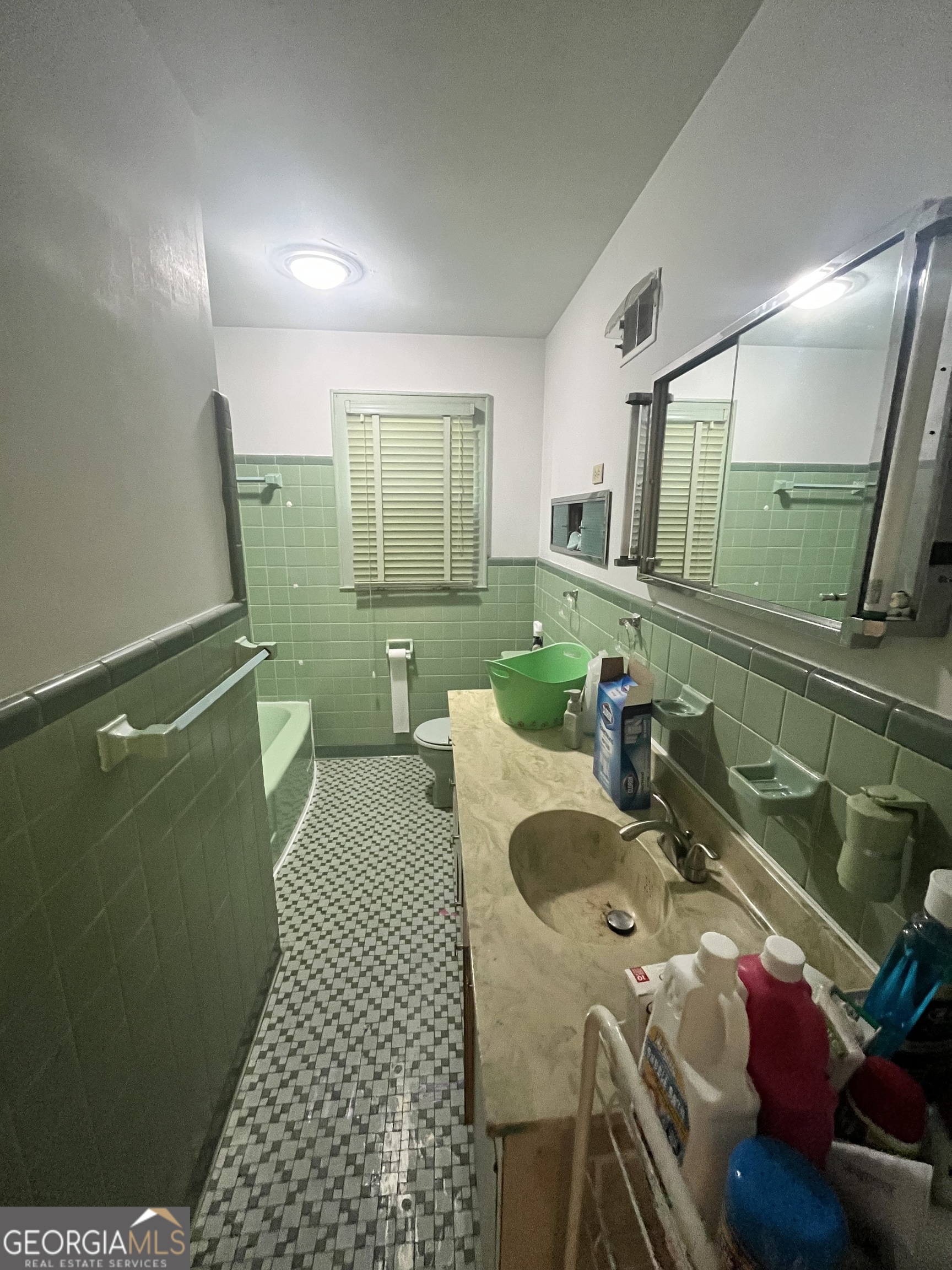 109 Schaefer Court Toccoa, GA 30577 - Photo 13 of 28 a bathroom with a sink a toilet and mirror