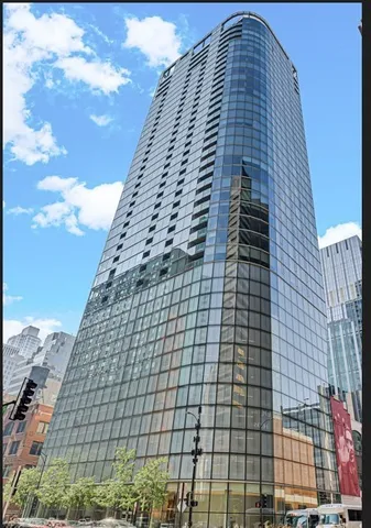 a front view of a building