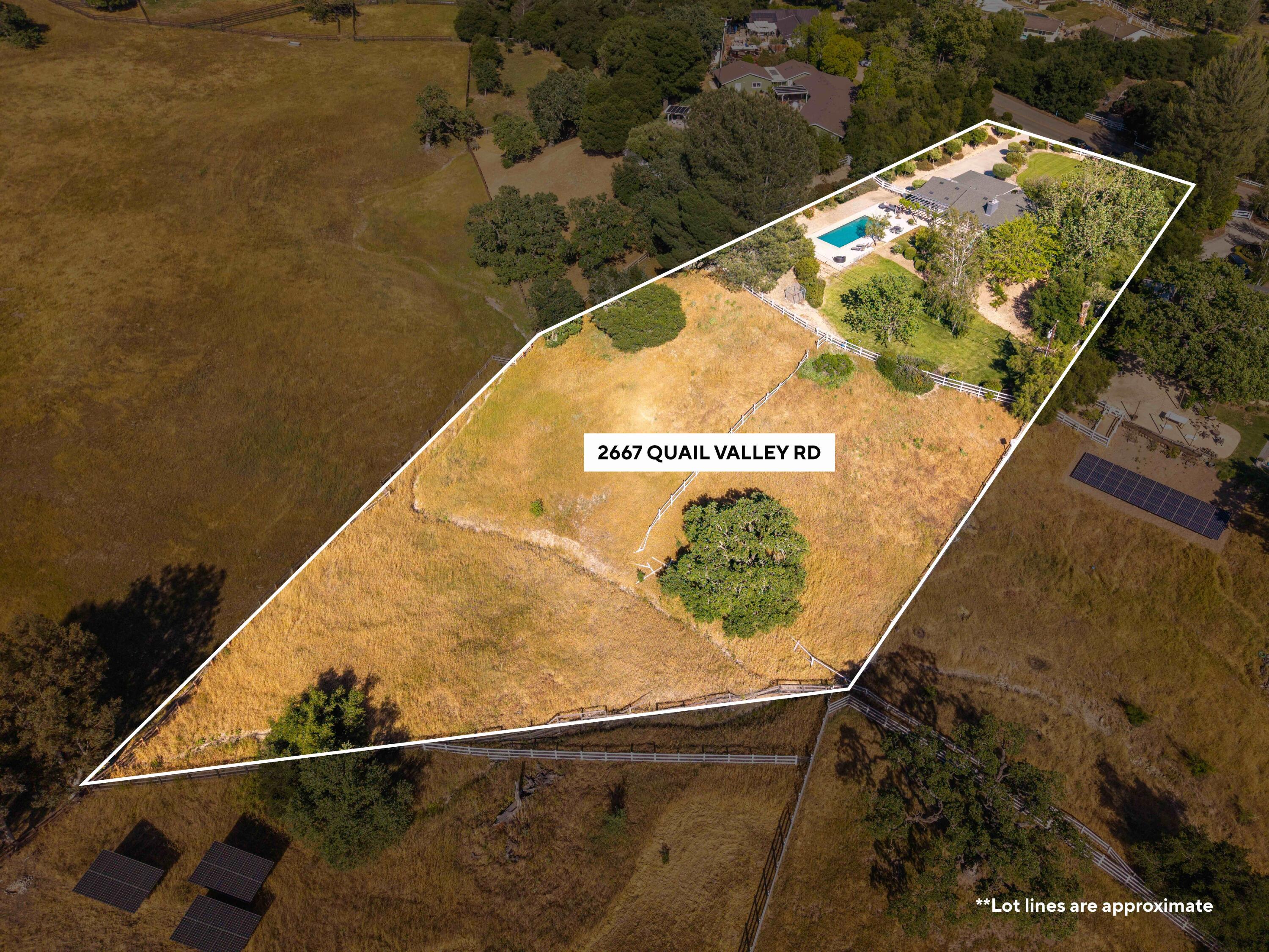 2667 Quail Valley Road Solvang, CA 93463 - Photo 11 of 62 Aerial lot - 2667 QVR