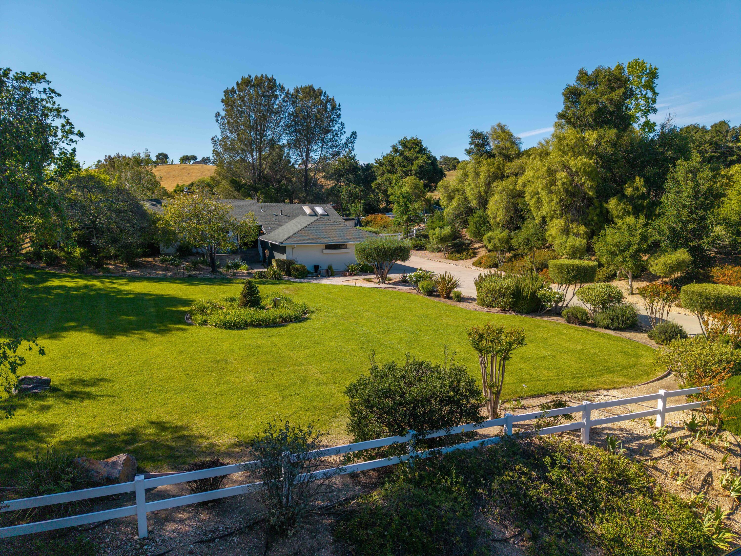 2667 Quail Valley Road Solvang, CA 93463 - Photo 15 of 62 Aerial front yard - 2667 QVR