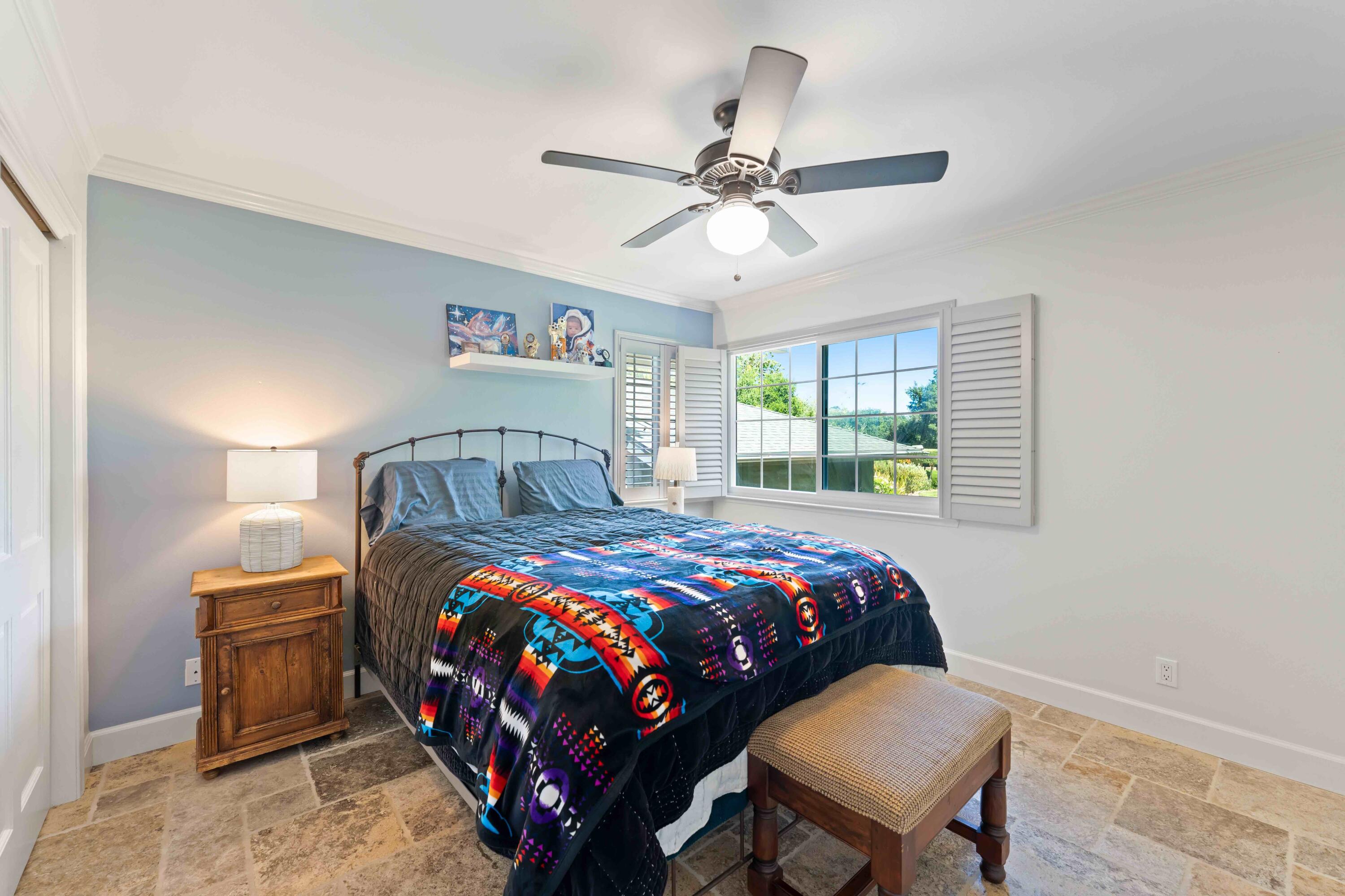 2667 Quail Valley Road Solvang, CA 93463 - Photo 40 of 62 a bedroom with a bed and a window