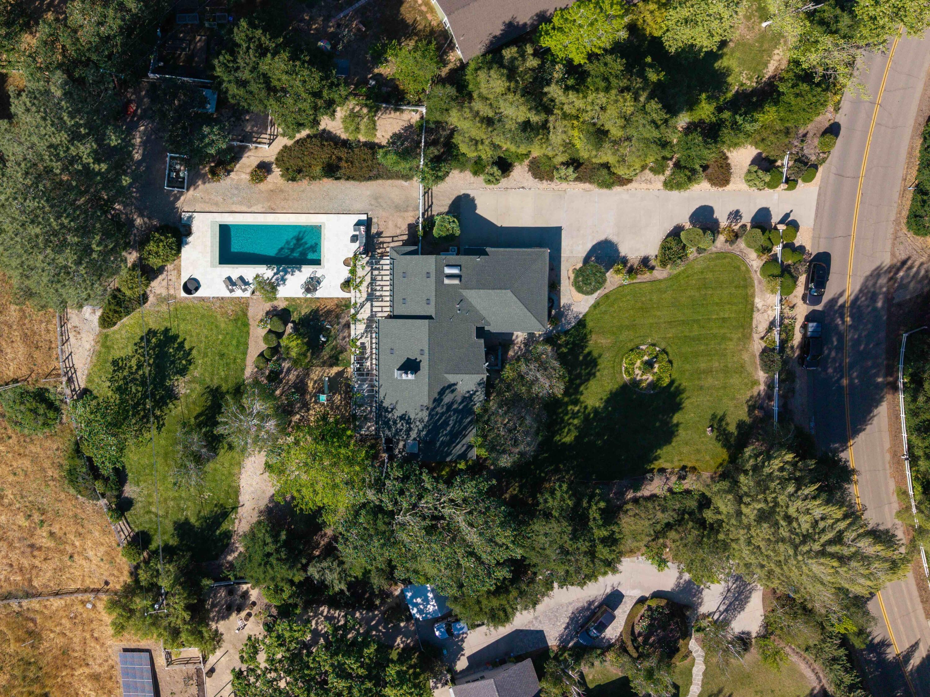 2667 Quail Valley Road Solvang, CA 93463 - Photo 52 of 62 an aerial view of houses with yard