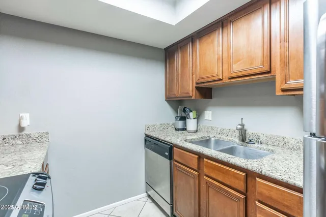 a room with furniture