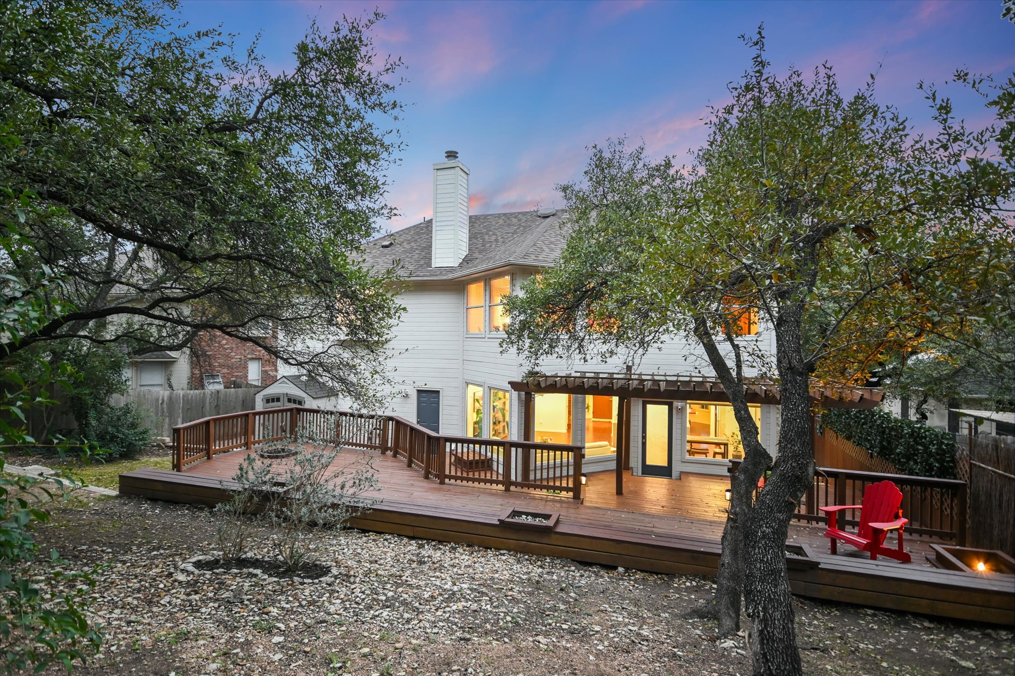 5908 Taylor Draper Cove Austin, TX 78759 - Photo 31 of 40 a view of a house with backyard and sitting area