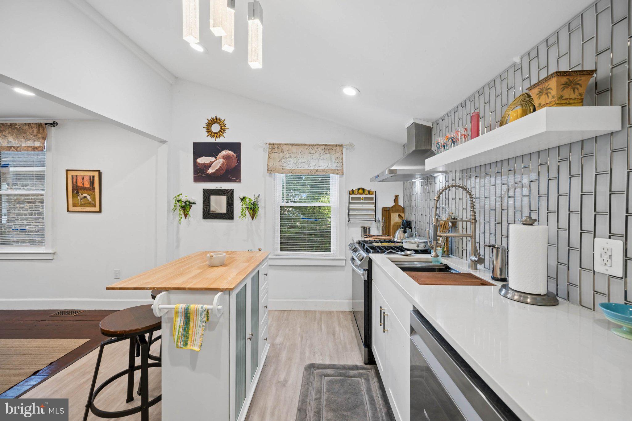 3355 Falls Road Baltimore, MD 21211 - Photo 15 of 45 Modern kitchen with stylish accents.